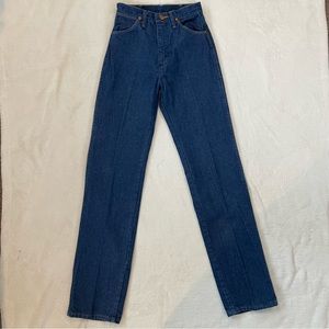 Wrangler Vintage High Rise Straight Leg Womens Jeans
